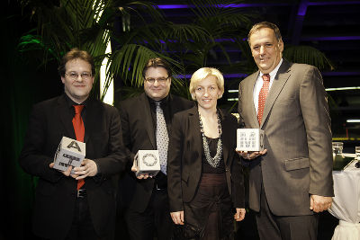 Martin Kugler, Günter Pichler, Edlinger-Ploder, Christian Müller (von li nach re)