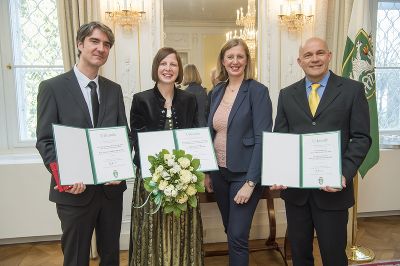 Michael Kahr, Svea Mayer, Barbara Eibinger-Miedl, Christian Oliver Kappe