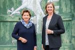 Für LR Lackner und LR Eibinger-Miedl leisten innovative und zukunftsweisende Projekte im Bereich grüner Technologien einen wesentlichen Beitrag, um die Herausforderungen des Klimawandels zu bewältigen. © Land Steiermark/Purgstaller; Nutzung bei Quellenangabe honorarfrei Für LR Lackner und LR Eibinger-Miedl leisten innovative und zukunftsweisende Projekte im Bereich grüner Technologien einen wesentlichen Beitrag, um die Herausforderungen des Klimawandels zu bewältigen.